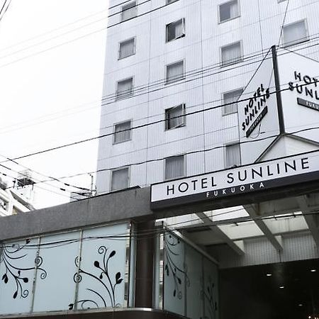 Hotel Sunline Fukuoka Ohori Exteriör bild