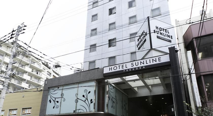 Hotel Sunline Fukuoka Ohori Exteriör bild